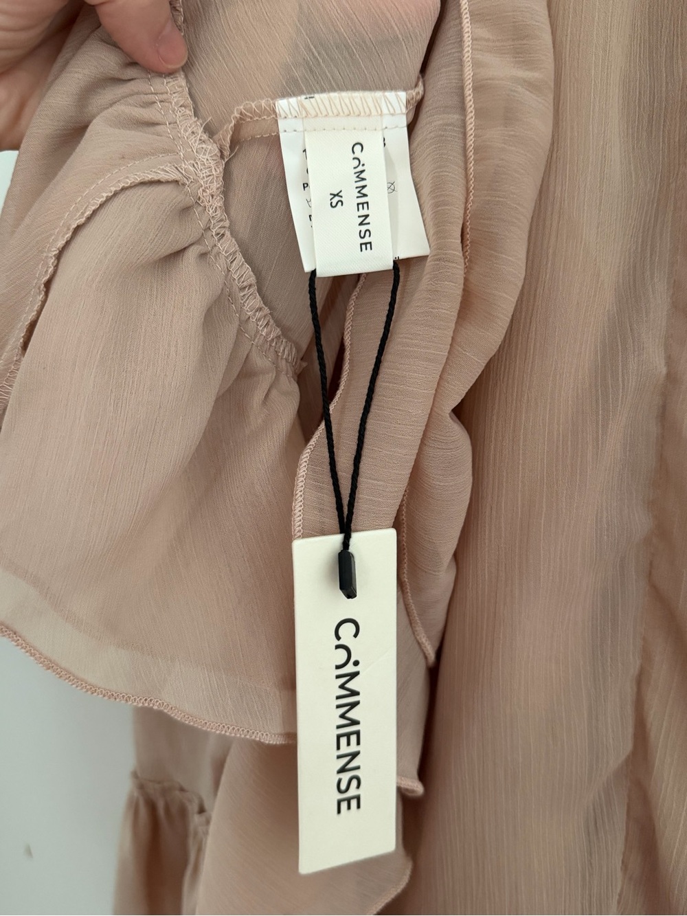 Commando Blush Pink Ruffle Mini Dress - Picture 10 of 11